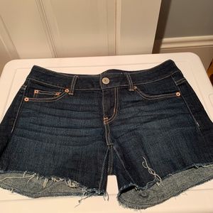 American Eagle Dark Wash Jean Shorts